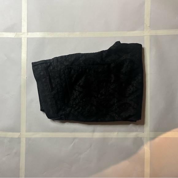 CURRENT/ELLIOTT Damask Print Skinny Jeans Mid Rise - Picture 4 of 6